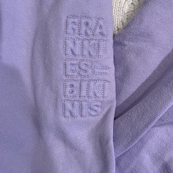 Frankies bikinis lavender sweatpants size M - Picture 5 of 5